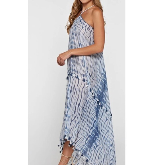 lovestitch Other - Lovestitch Indigo and White Sheer Dress NWT size M/L